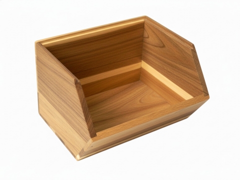 Acacia pantry bin small
